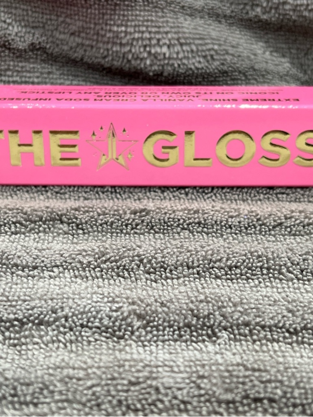 Jeffree Star The Gloss Lip Gloss - Bright Hot Pink with Gold Logo